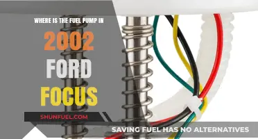 Locating the Fuel Pump in a 2002 Ford Focus: A Guide