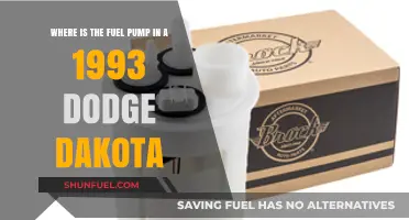 Locating the Fuel Pump in a 1993 Dodge Dakota: A Guide