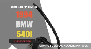 Locating the Fuel Pump in a 1994 BMW 540i: A Guide