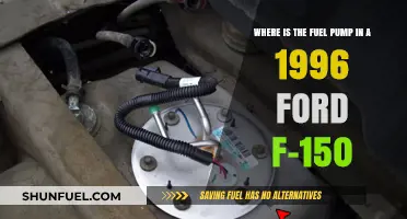 Locating the Fuel Pump in a 1996 Ford F-150: A Guide