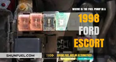 Locating the Fuel Pump in a 1998 Ford Escort: A Guide