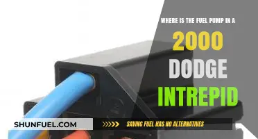 Locating the Fuel Pump in Your 2000 Dodge Intrepid: A Guide