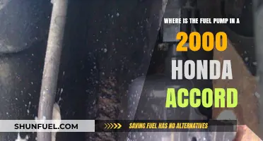 Locating the Fuel Pump in a 2000 Honda Accord: A Guide