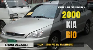 Locating the Fuel Pump in Your 2000 Kia Rio: A Guide