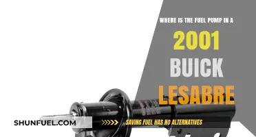 Locating the Fuel Pump in Your 2001 Buick LeSabre
