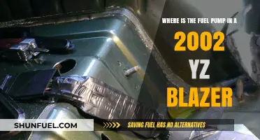 Locating the Fuel Pump in a 2002 Chevy Blazer: A Guide