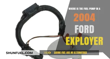 Locating the Fuel Pump in a 2004 Ford Explorer: A Guide