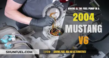 Locating the Fuel Pump in a 2004 Mustang V6: A Guide