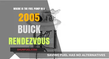 Locating the Fuel Pump in Your 2005 Buick Rendezvous: A Guide