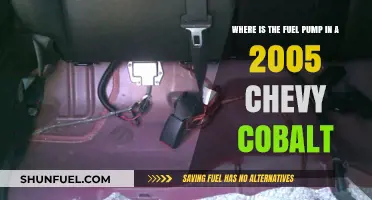 Locating the Fuel Pump in a 2005 Chevy Cobalt: A Guide