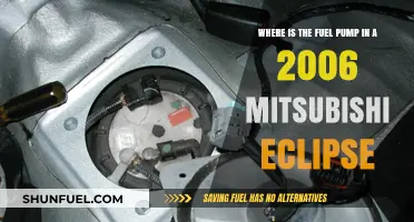 Locating the Fuel Pump in a 2006 Mitsubishi Eclipse: A Guide