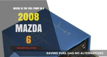 Locating the Fuel Pump in Your 2008 Mazda 6: A Guide