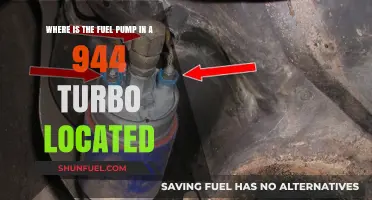 Finding the Fuel Pump in Your Porsche 944 Turbo: Location Guide
