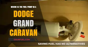 Locate the Fuel Pump in Your Dodge Grand Caravan: A Guide