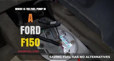 Locating the Fuel Pump in Your Ford F150: A Quick Guide