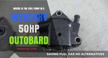 Locating the Fuel Pump in a Mercury 50HP Outboard Motor