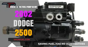 Locate Your 2002 Dodge 2500 Fuel Pump: A Quick Guide