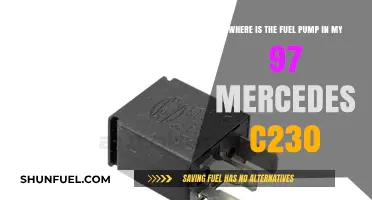 Locating the Fuel Pump in a 1997 Mercedes C230