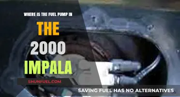 Locating the Fuel Pump in a 2000 Impala: A Quick Guide