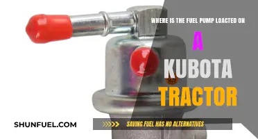 Finding the Fuel Pump on Your Kubota Tractor: A Quick Guide