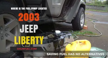 2003 Jeep Liberty Fuel Pump Location: A Quick Guide