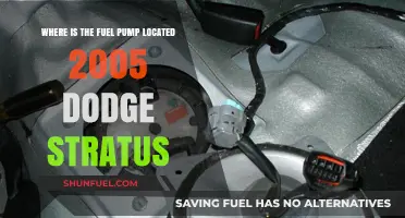 Finding the Fuel Pump in a 2005 Dodge Stratus: Location Guide