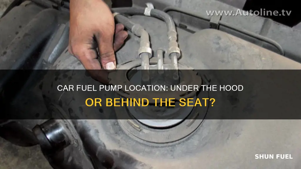 where is the fuel pump located in a car