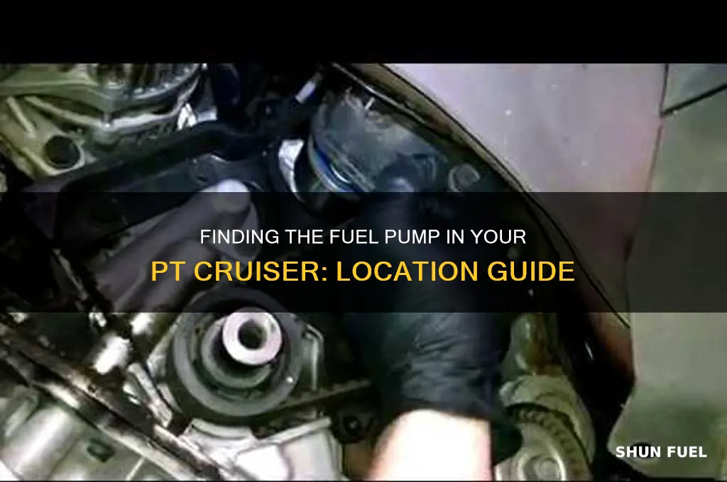 where is the fuel pump located in a pt cruiser