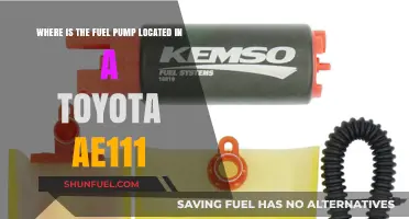 Toyota AE111 Fuel Pump Location: A Quick Guide to Finding It