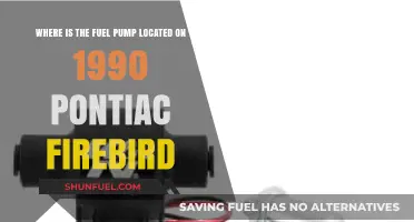 Finding the Fuel Pump in a 1990 Pontiac Firebird: Location Guide