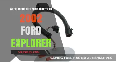 Finding the Fuel Pump in a 2002 Ford Explorer: Location Guide