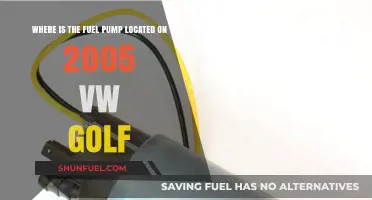 Finding the Fuel Pump in a 2005 VW Golf: Location Guide