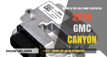 2010 GMC Canyon Fuel Pump Location: A Quick Guide