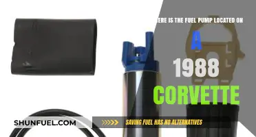 Finding the Fuel Pump in a 1988 Corvette: Location Guide