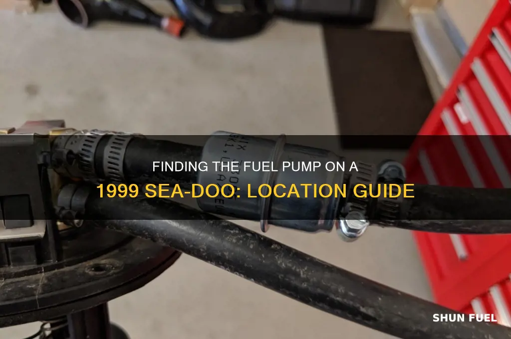 where is the fuel pump located on a 1999 seadoo