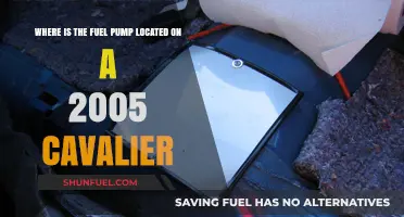 2005 Cavalier Fuel Pump Location: A Quick Guide to Finding It