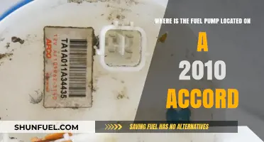 Finding the Fuel Pump in a 2010 Honda Accord: Location Guide