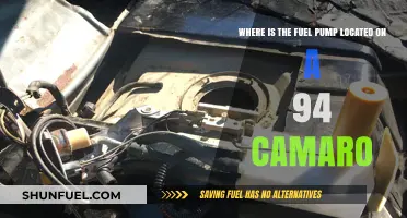 Finding the Fuel Pump Location in a 1994 Camaro
