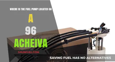 Fuel Pump Location Guide for 1996 Chevrolet Achieva Models