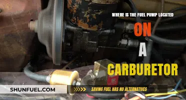 Where to Find the Fuel Pump on a Carburetor