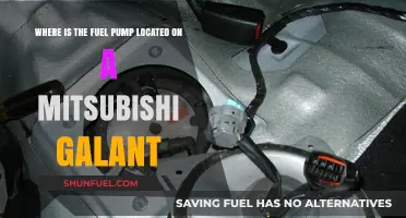 Locate Your Mitsubishi Galant's Fuel Pump: A Quick Guide