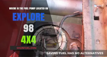 Finding the Fuel Pump in Your 1998 Explorer 4x4: Location Guide
