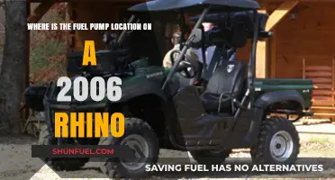 2006 Rhino Fuel Pump Location: A Quick Guide to Finding It