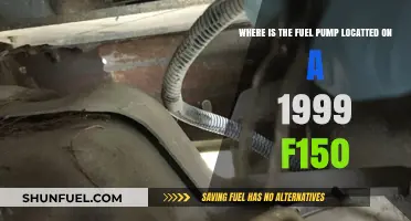 Fuel Pump Location Guide for 1999 Ford F150 Trucks