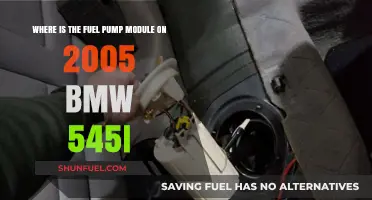 BMW 545i Fuel Pump Module Location: 2005 Model Guide