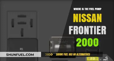 Locate Your 2000 Nissan Frontier's Fuel Pump: A Quick Guide