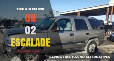 Locating the Fuel Pump in Your 2002 Cadillac Escalade: A Guide