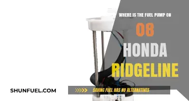 Locating the Fuel Pump on a 2008 Honda Ridgeline