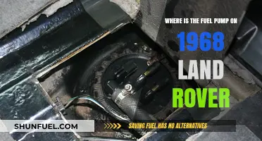 Locating the Fuel Pump on a 1968 Land Rover Series