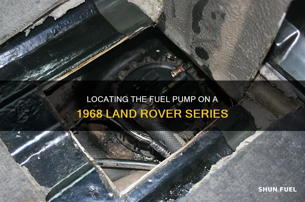 where is the fuel pump on 1968 land rover